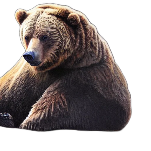 animal, concept art, 3d render, photorealistic transparent PNG cut-out