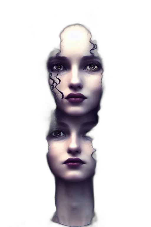 face, mask, crown, robot transparent PNG cut-out