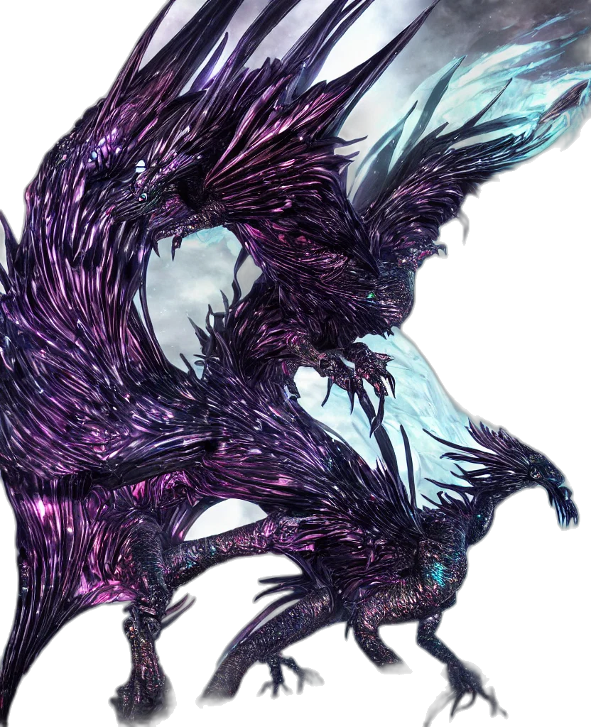 dragon, creature, animal, staff transparent PNG cut-out