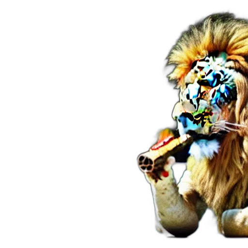 animal, mask, crown, creature transparent PNG cut-out