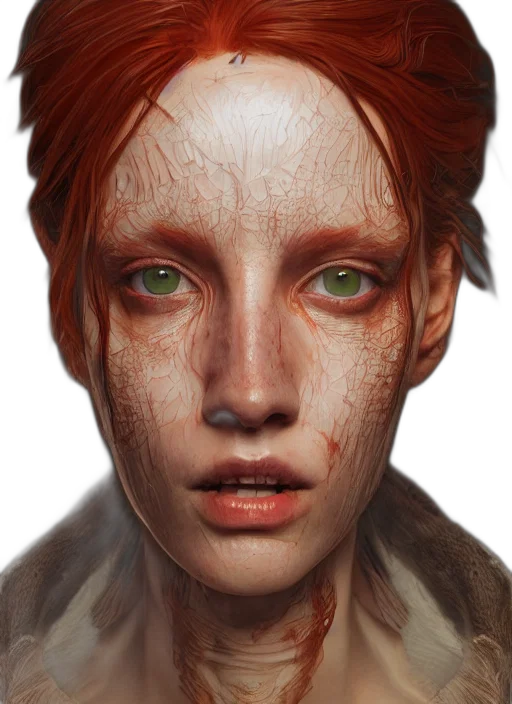 face, creature, mask, staff transparent PNG cut-out