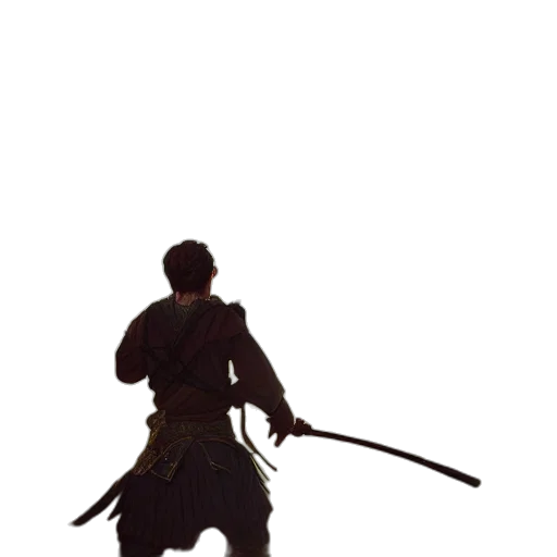 sword, staff, weapon, dragon transparent PNG cut-out