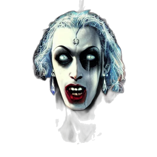 face, mask, creature, concept art transparent PNG cut-out
