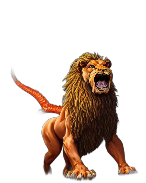 animal, dragon, staff, creature transparent PNG cut-out