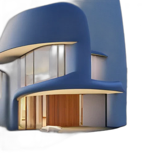building, 3d render, concept art, photorealistic transparent PNG cut-out