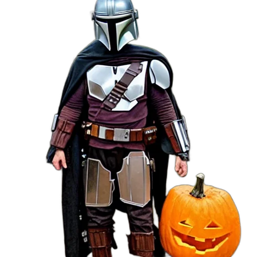 concept art, mandalorian, large, stuffed transparent PNG cut-out