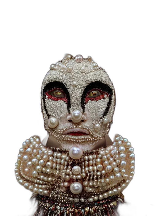 jewelry, mask, crown, face transparent PNG cut-out