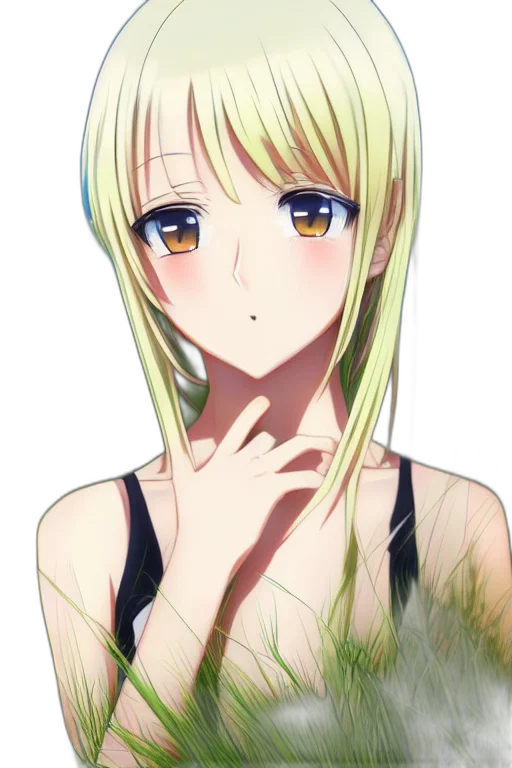 dress, face, staff, flower transparent PNG cut-out