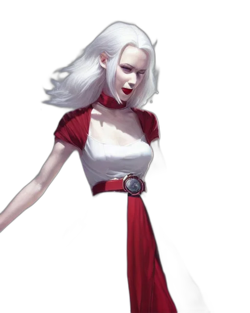 dress, staff, concept art, fantasy art transparent PNG cut-out