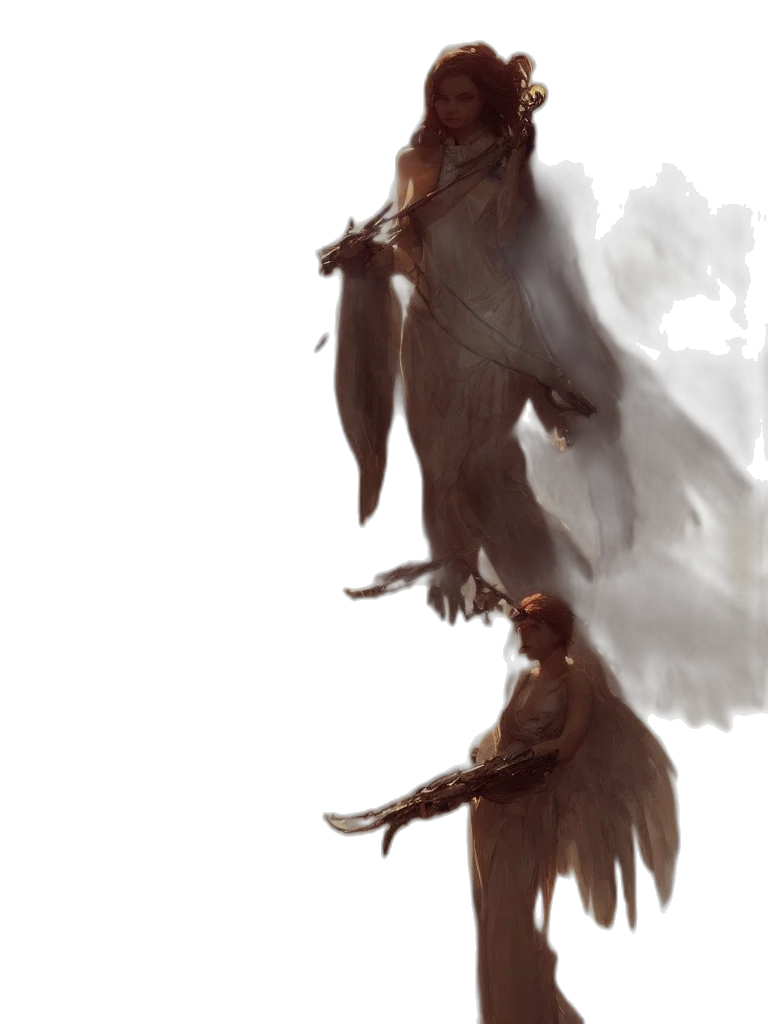 creature, dragon, staff, mask transparent PNG cut-out