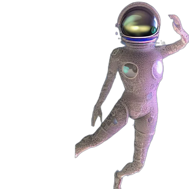 robot, creature, staff, mask transparent PNG cut-out