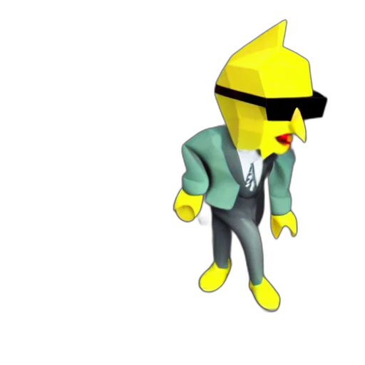 jacket, staff, robot, hat transparent PNG cut-out
