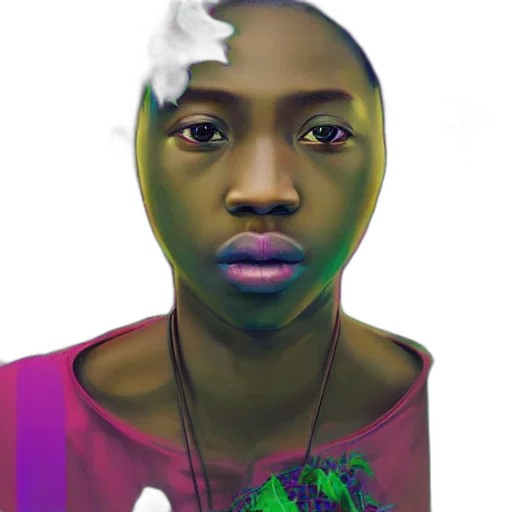 face, photorealistic, concept art, fantasy art transparent PNG cut-out
