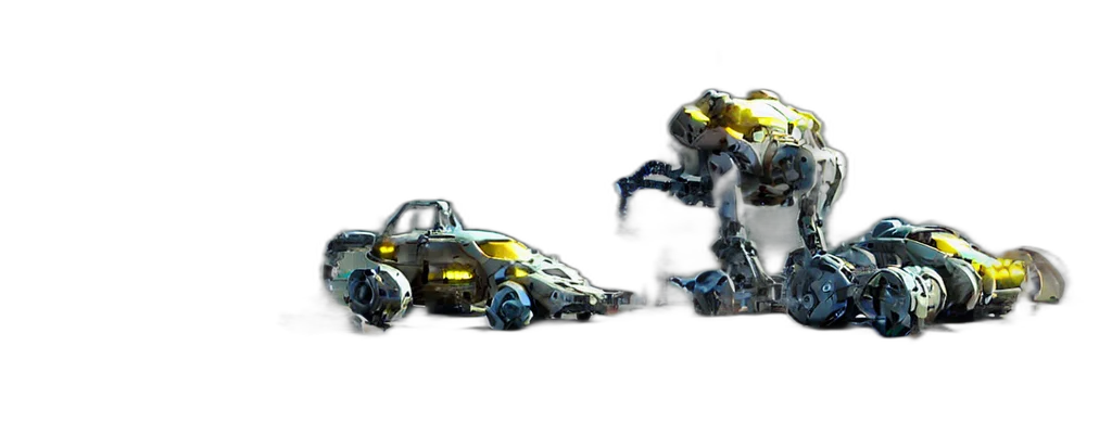 robot, car, weapon, concept art transparent PNG cut-out