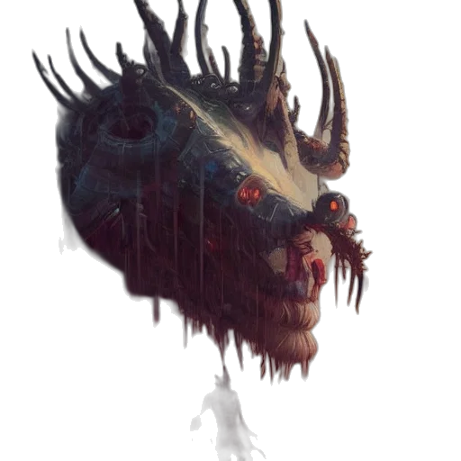 mask, face, creature, crown transparent PNG cut-out