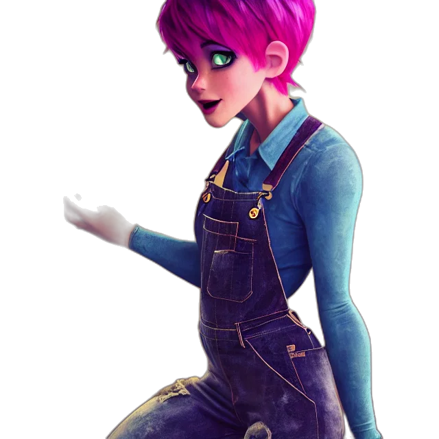 staff, jacket, dress, robot transparent PNG cut-out