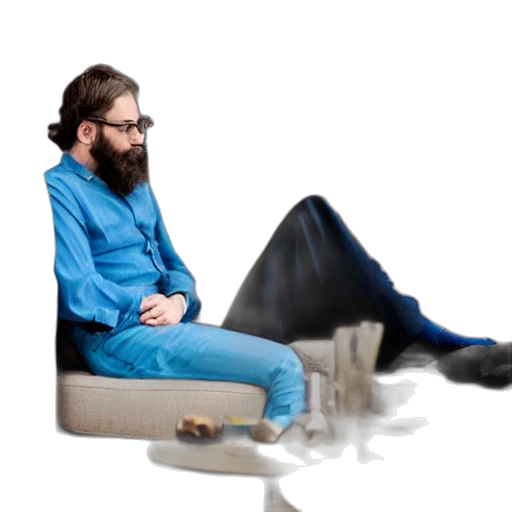 furniture, jacket, hair, robot transparent PNG cut-out