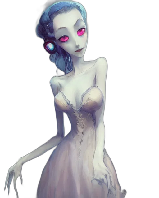 dress, creature, robot, mask transparent PNG cut-out