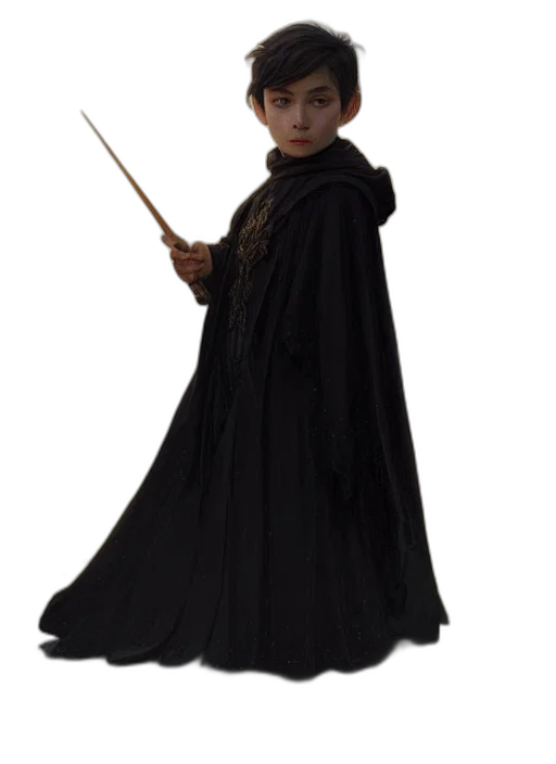 staff, dress, umbrella, jacket transparent PNG cut-out