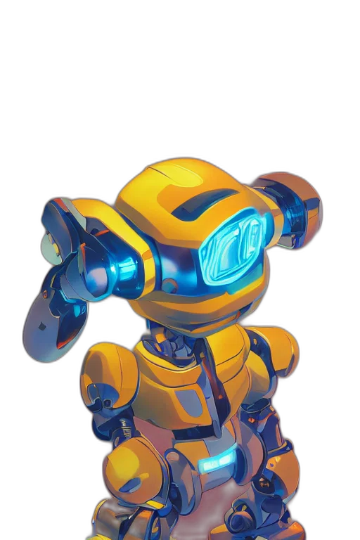 robot, staff, weapon, concept art transparent PNG cut-out