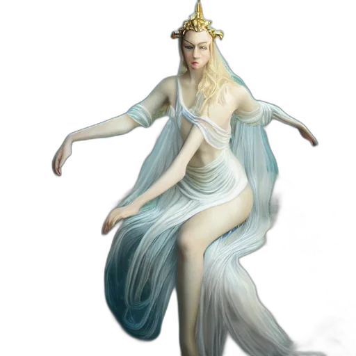 dress, crown, fantasy art, concept art transparent PNG cut-out