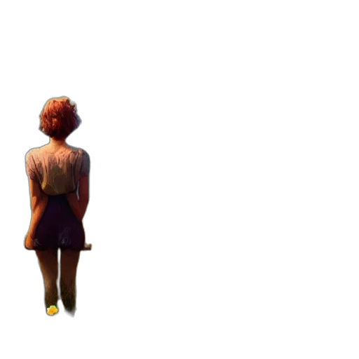 dress, robot, jacket, hair transparent PNG cut-out