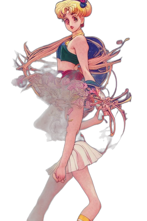 dress, creature, mask, weapon transparent PNG cut-out