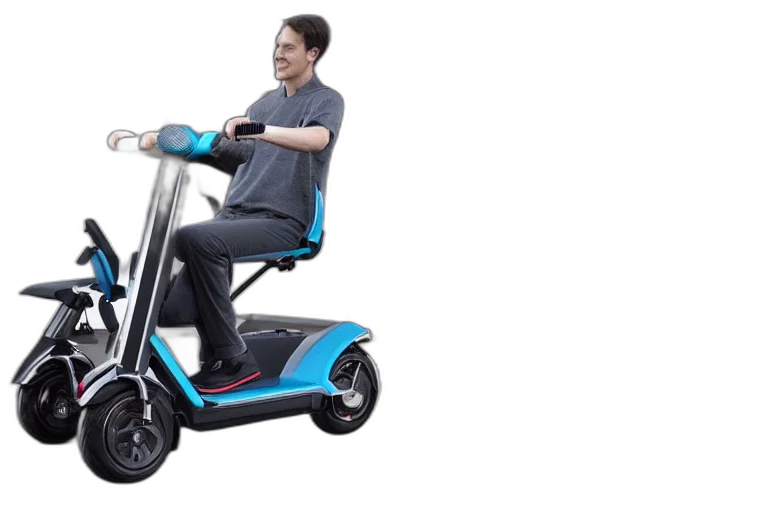 car, mobility, scooter, designed transparent PNG cut-out
