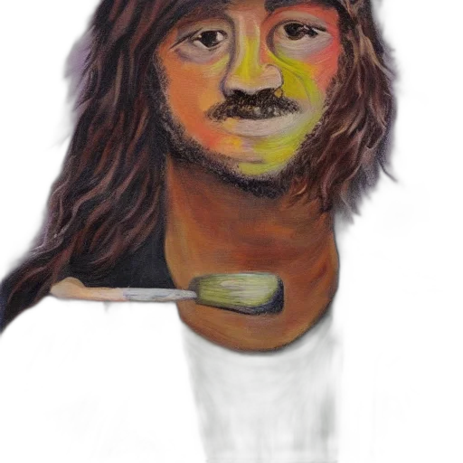 face, mask, staff, hair transparent PNG cut-out