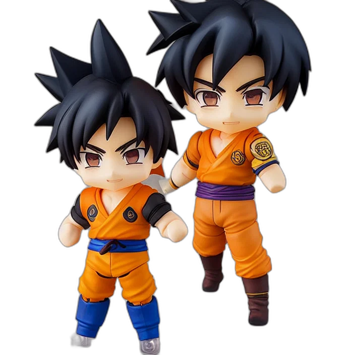 3d render, concept art, anime, nendoroid transparent PNG cut-out