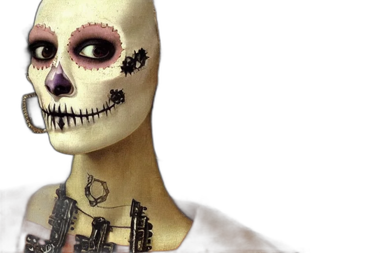 mask, jewelry, face, robot transparent PNG cut-out