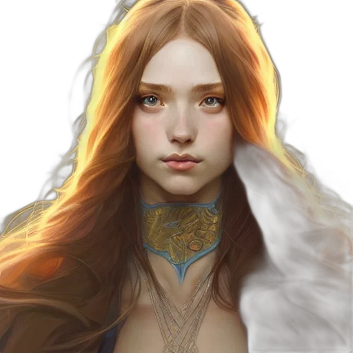 face, jewelry, crown, fantasy art transparent PNG cut-out