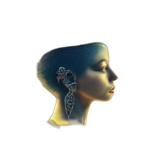 jewelry, crown, face, staff transparent PNG cut-out