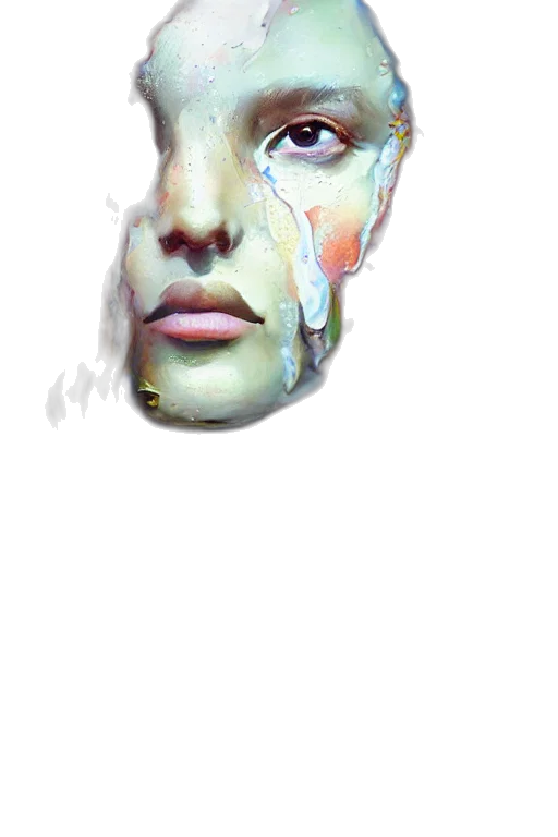 face, mask, creature, crown transparent PNG cut-out