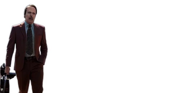 jacket, staff, 3d render, scene transparent PNG cut-out