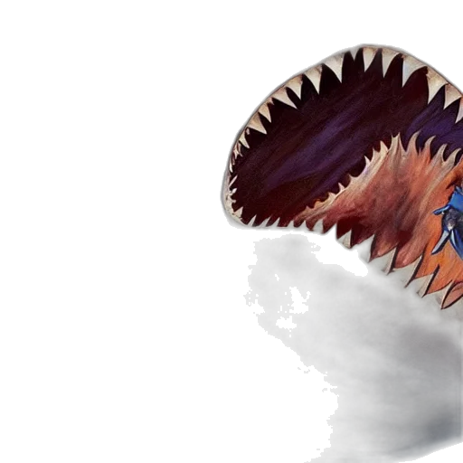 dragon, creature, mask, hat transparent PNG cut-out