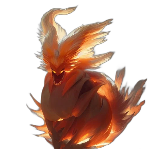 dragon, hair, creature, animal transparent PNG cut-out