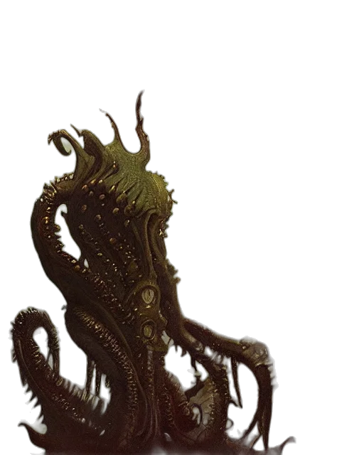creature, crown, staff, animal transparent PNG cut-out