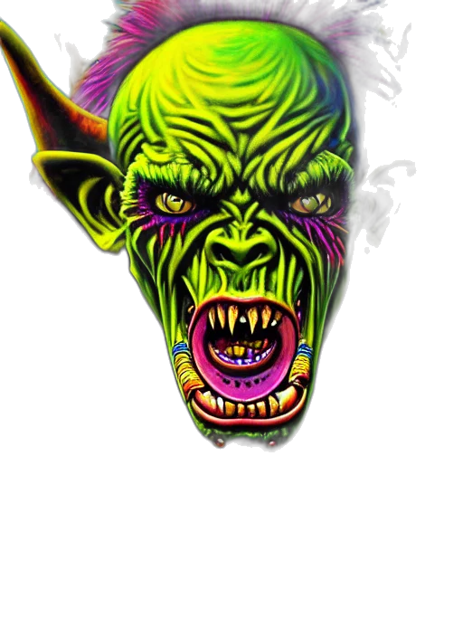 mask, face, staff, creature transparent PNG cut-out