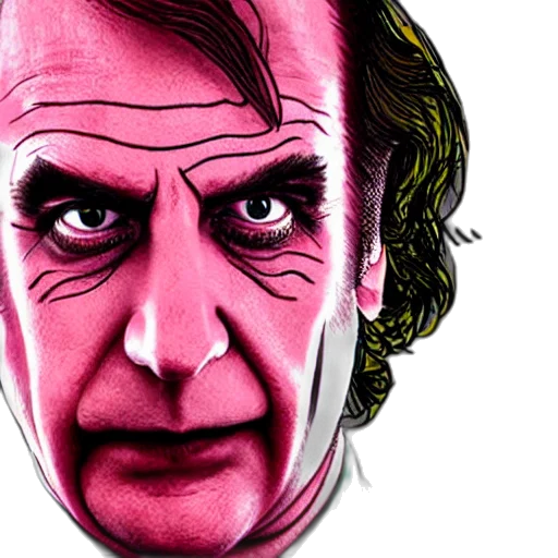 face, comic book art, cartoon, concept art transparent PNG cut-out