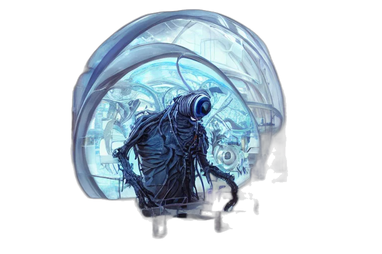 mask, creature, robot, bottle transparent PNG cut-out