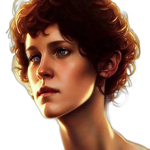 face, crown, photorealistic, fantasy art transparent PNG cut-out