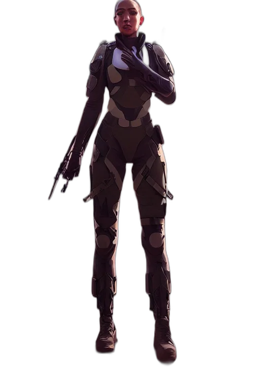 staff, weapon, robot, jacket transparent PNG cut-out
