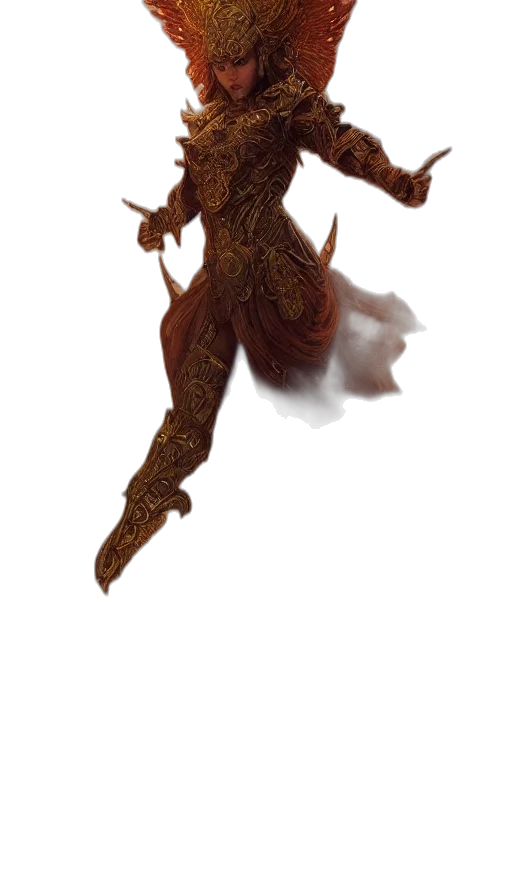 dragon, staff, creature, hair transparent PNG cut-out