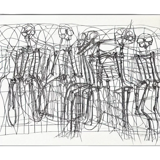 concept art, pencil sketch, forest, night transparent PNG cut-out