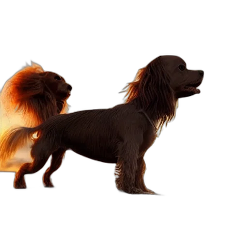 animal, hair, creature, 3d render transparent PNG cut-out