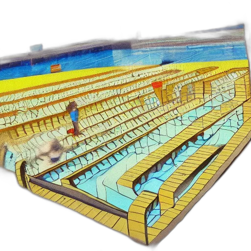 3d render, photorealistic, underwater, when transparent PNG cut-out