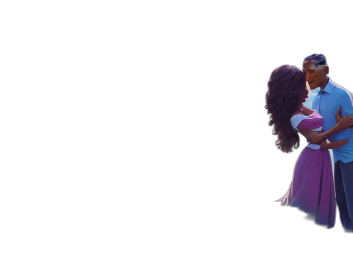 hair, crown, dress, 3d render transparent PNG cut-out
