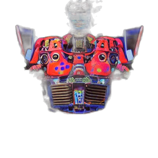 robot, mask, car, weapon transparent PNG cut-out