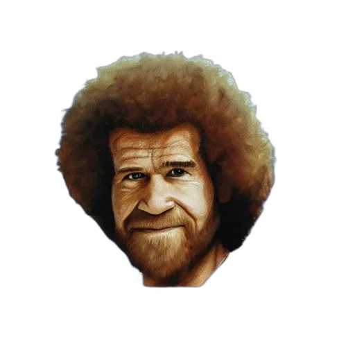 face, hair, staff, crown transparent PNG cut-out